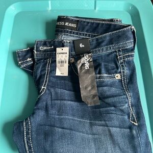 Express Women's Blue Jeans